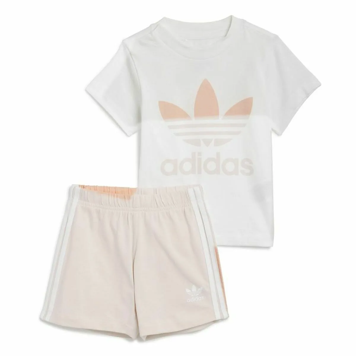 CONJUNTO DEPORTIVO PARA NIÑOS ADIDAS TRIFOLIO BLANCO