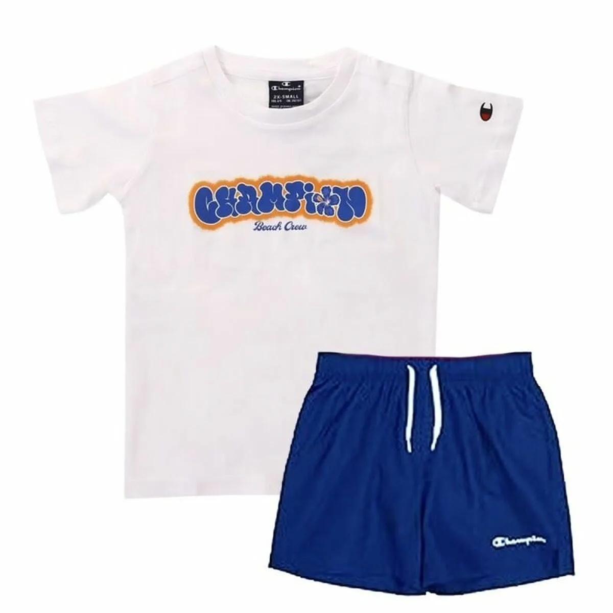 CONJUNTO DEPORTIVO PARA NIÑOS CHAMPION ESSENTIALS AZUL