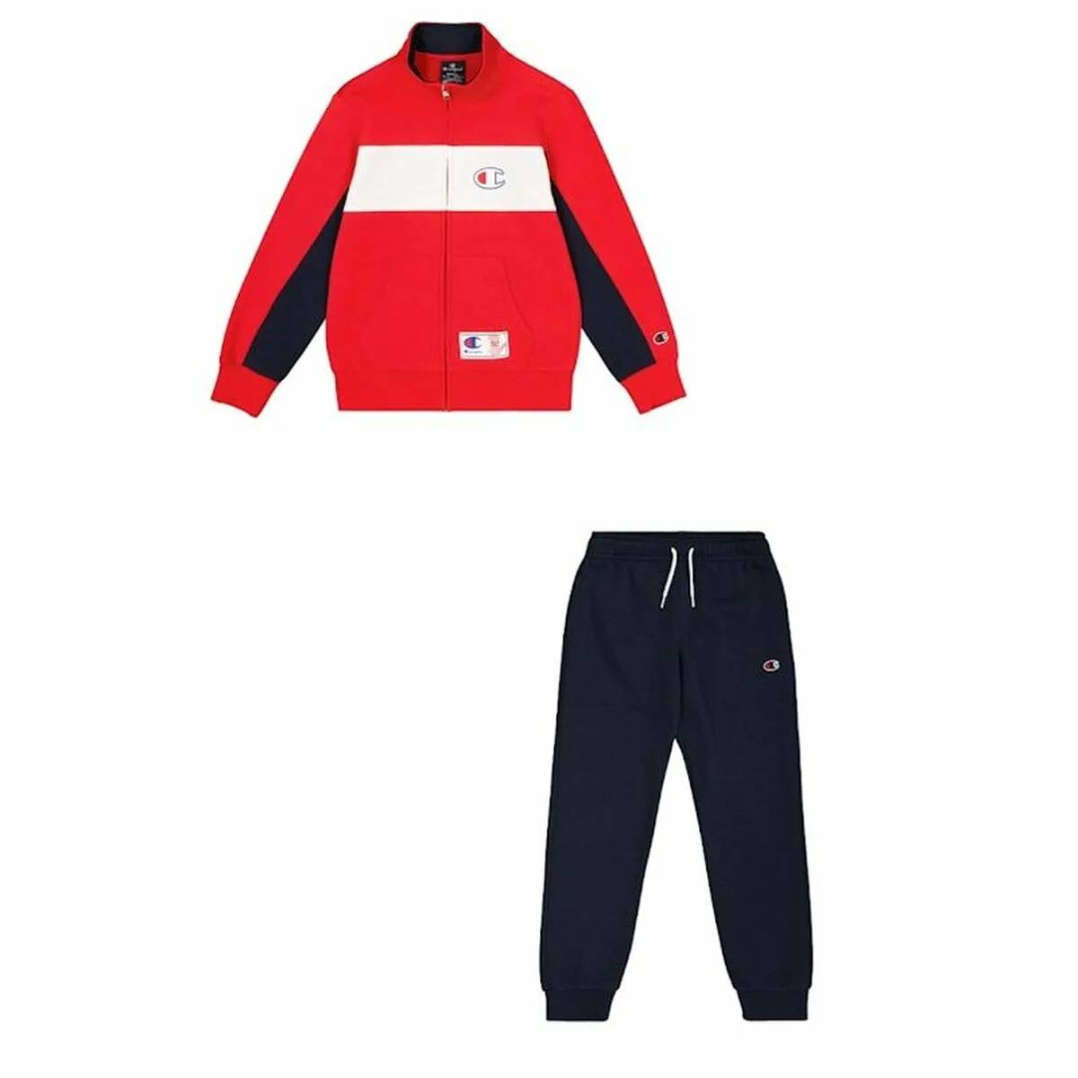 CONJUNTO DEPORTIVO PARA NIÑOS CHAMPION ROJO 2 PIEZAS