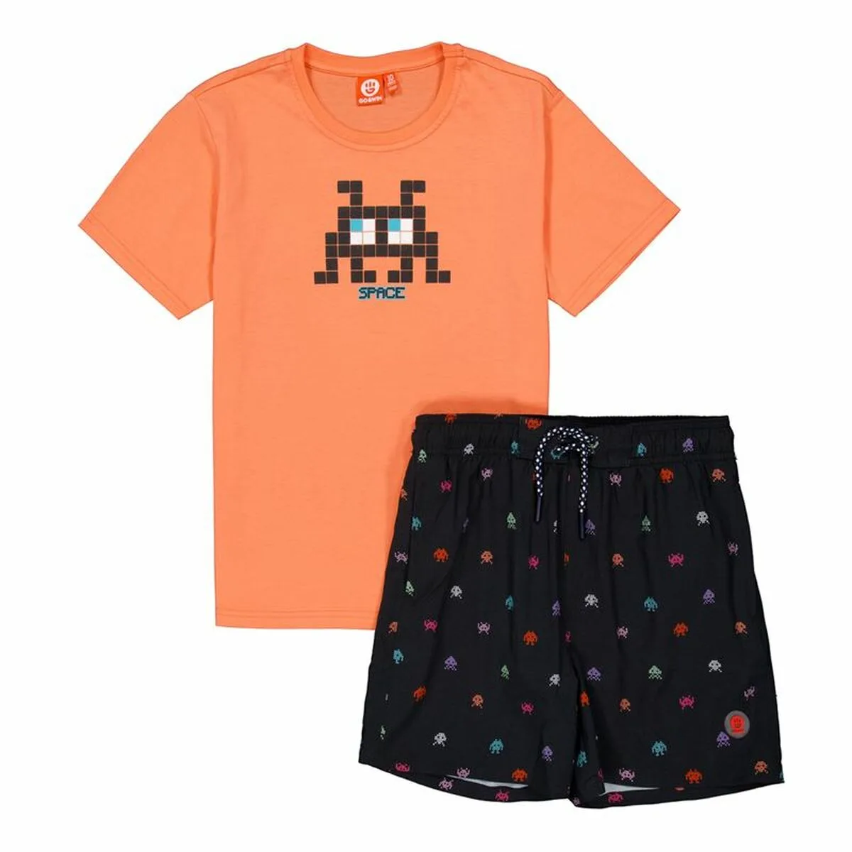 CONJUNTO DEPORTIVO PARA NIÑOS GO & WIN DAPU NARANJA