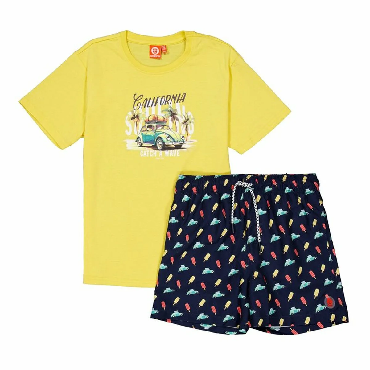 CONJUNTO DEPORTIVO PARA NIÑOS GO & WIN AMARILLO