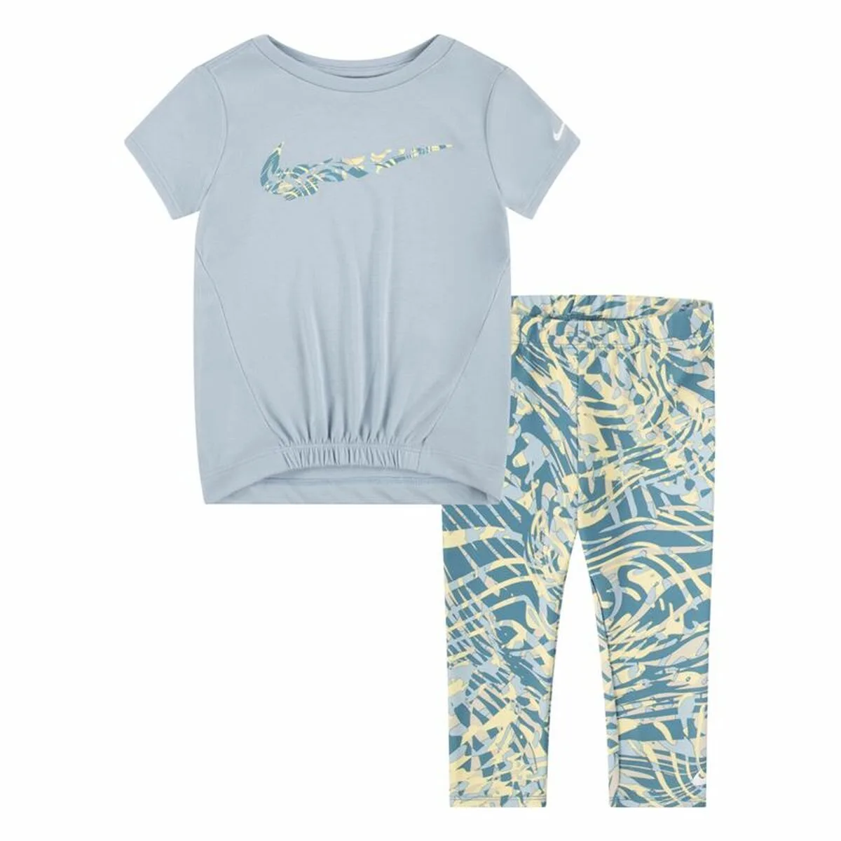 CONJUNTO DEPORTIVO PARA NIÑOS NIKE DRI-FIT GRIS MULTICOLOR 2 PIEZAS