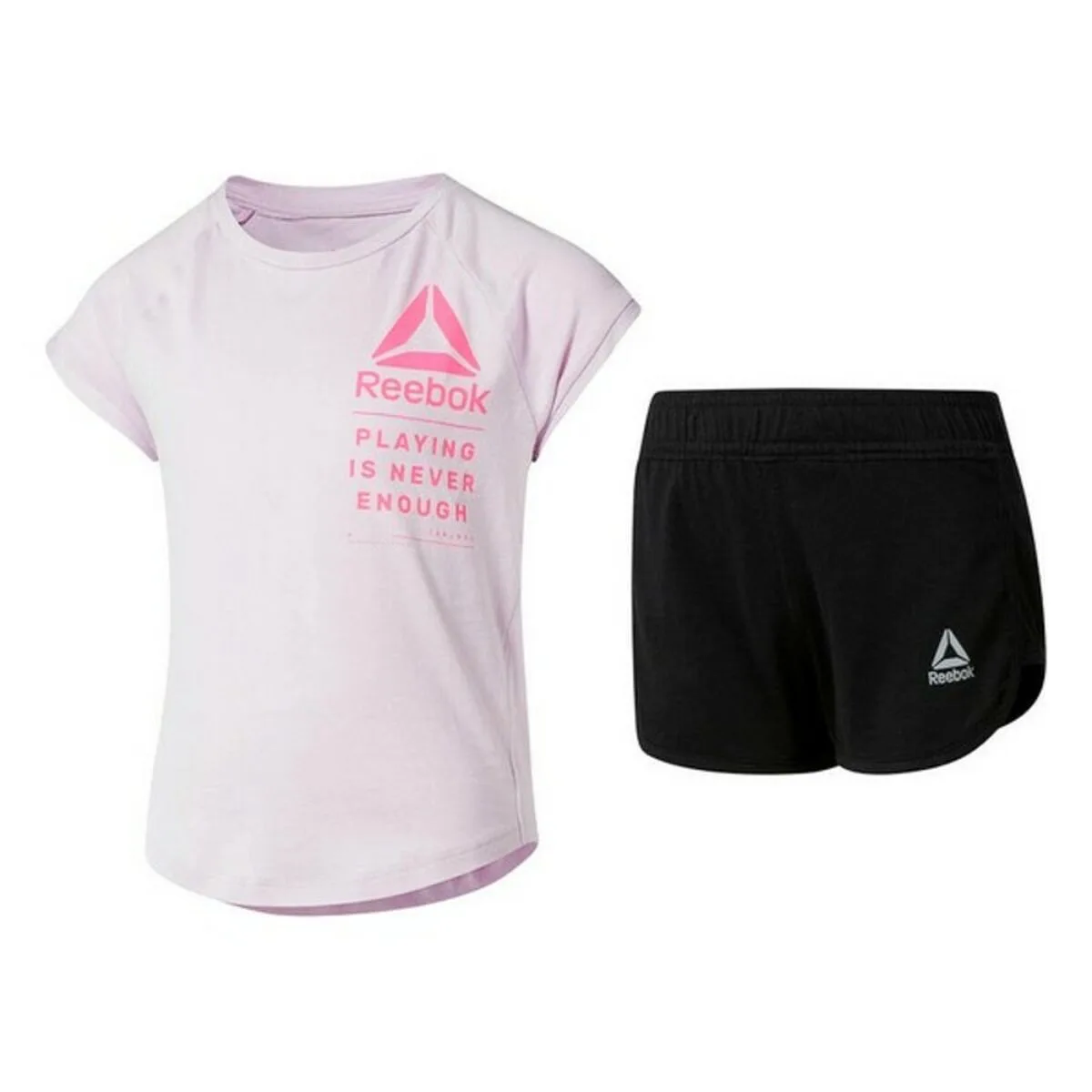 CONJUNTO DEPORTIVO PARA NIÑOS REEBOK G ES SS MONGLW BABY ROSA
