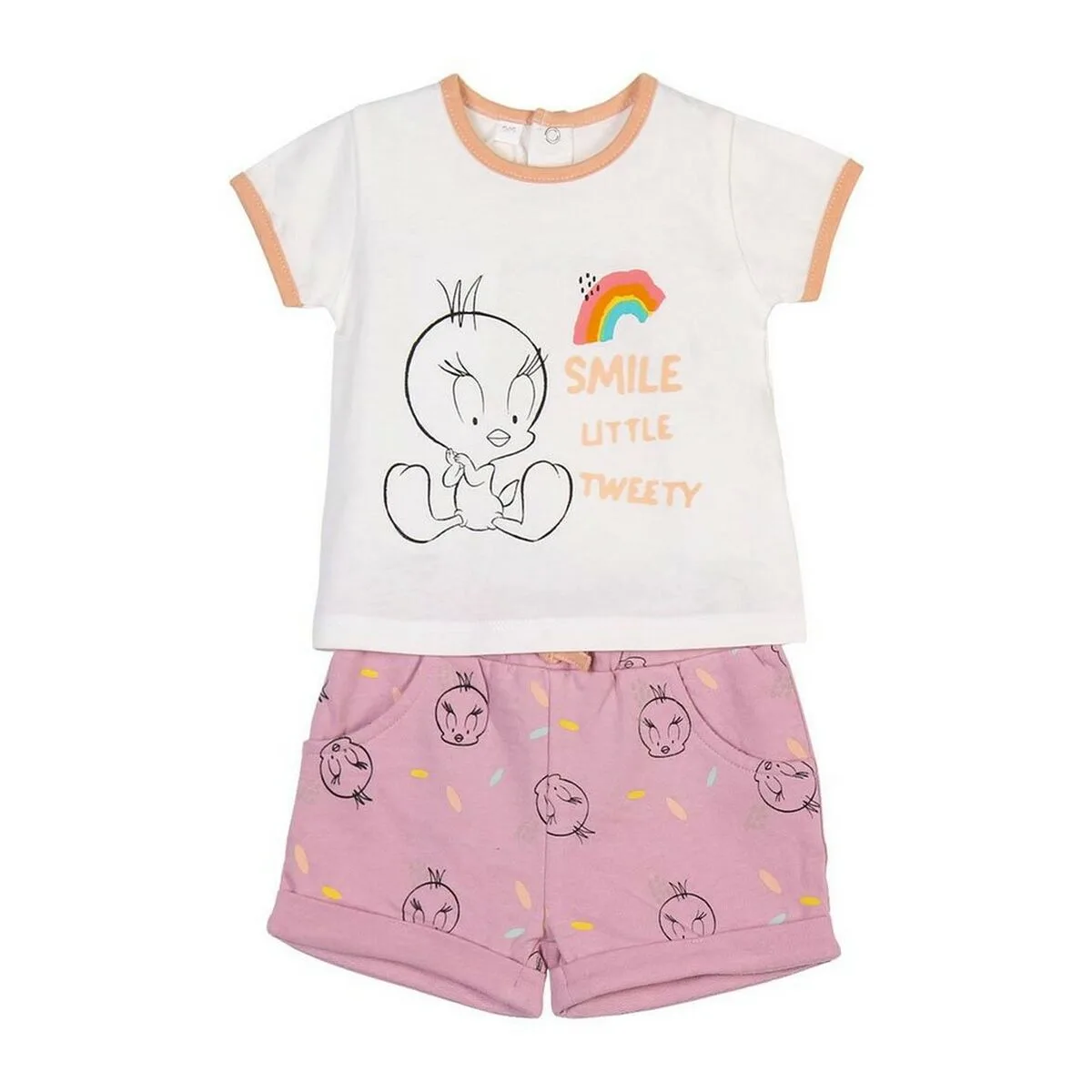 CONJUNTO DE ROPA LOONEY TUNES ROSA