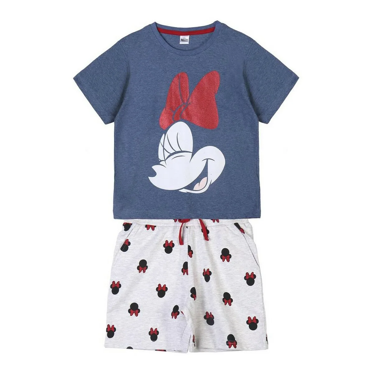 CONJUNTO DE ROPA MINNIE MOUSE GRIS