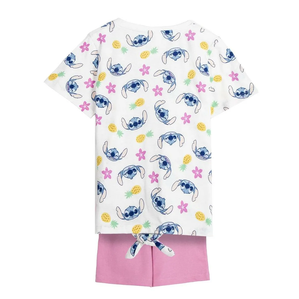 CONJUNTO DE ROPA STITCH ROSA