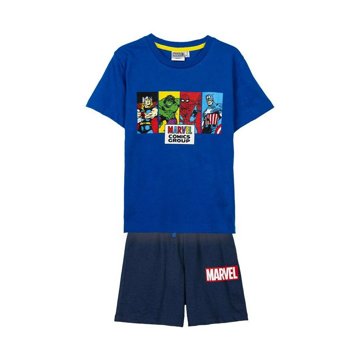 CONJUNTO DE ROPA THE AVENGERS AZUL INFANTIL