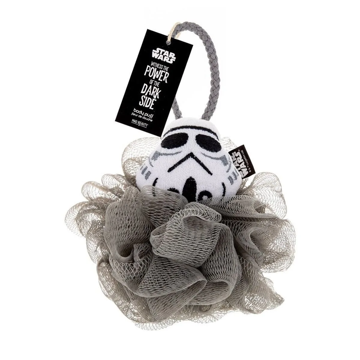 ESPONJA CORPORAL MAD BEAUTY STAR WARS DARK SIDE BLANCO GRIS