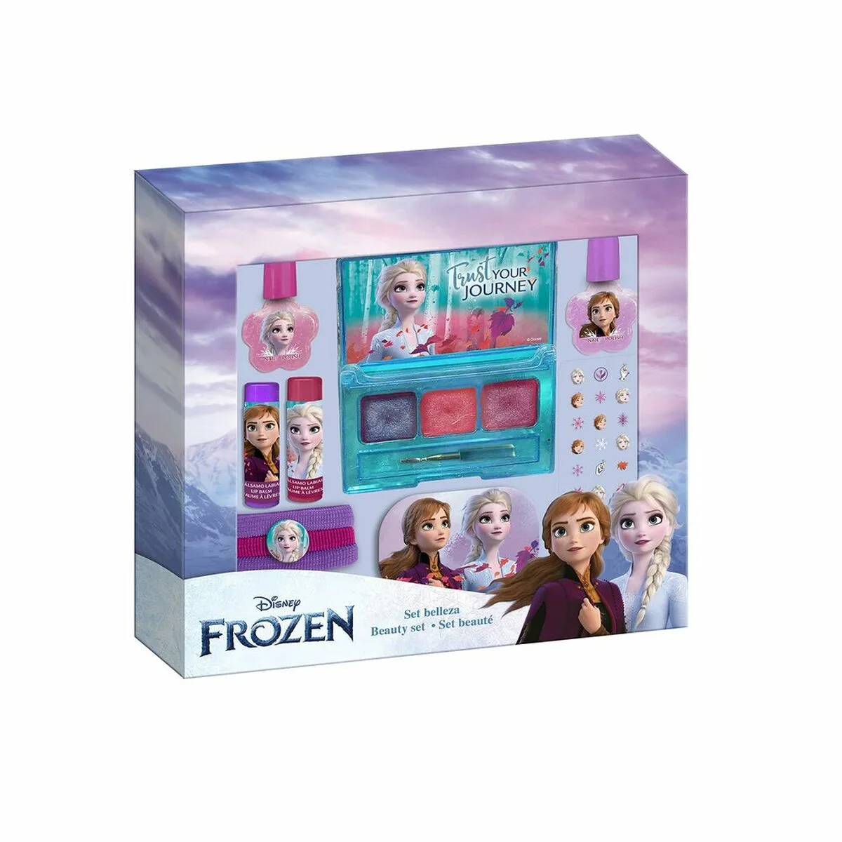 ESTUCHE DE MAQUILLAJE FROZEN FROZEN (4 PCS)