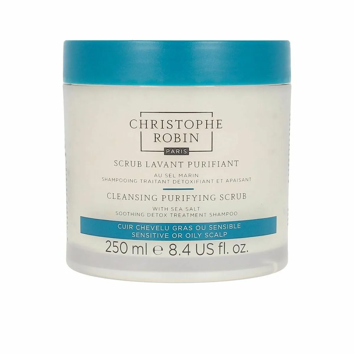 EXFOLIANTE CAPILAR CHRISTOPHE ROBIN CLEANSING LIMPIADOR 250 ML