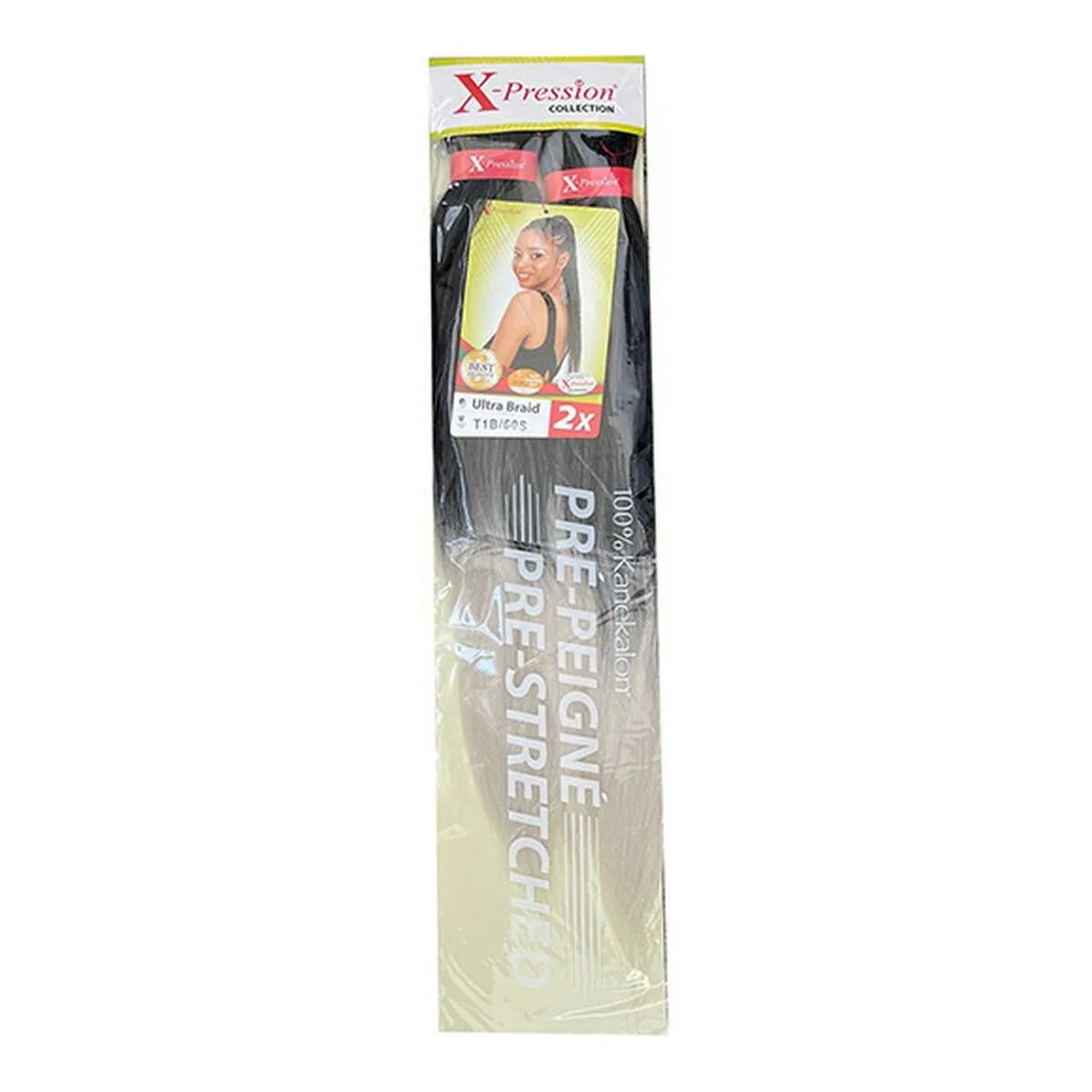 EXTENSIONES PARA EL PELO PRE-PEIGNE X-PRESSION Nº T1B/60S (1X2)