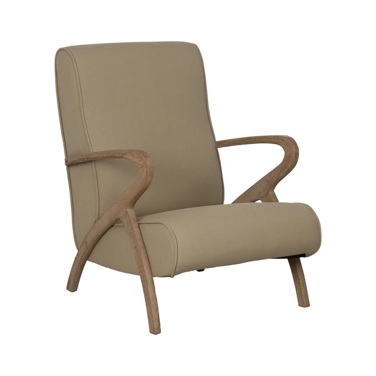 SILLÓN BEIGE 57 X 55 X 85 CM