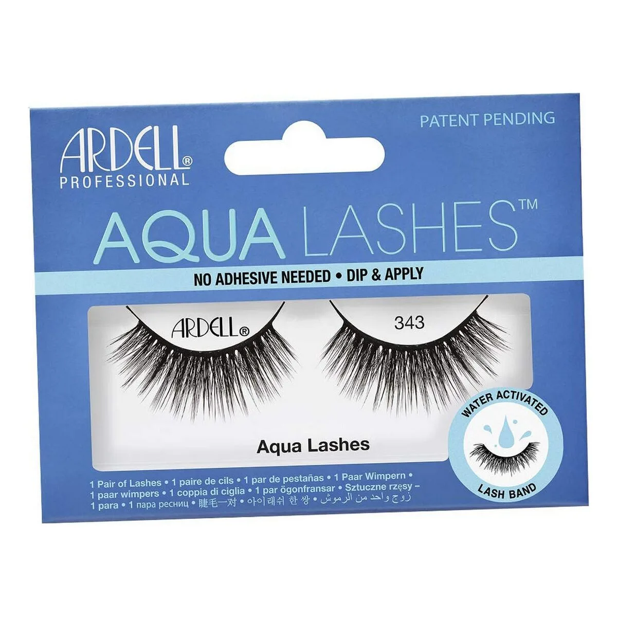 PESTAÑAS POSTIZAS AQUA LASHES ARDELL 63404 Nº 343