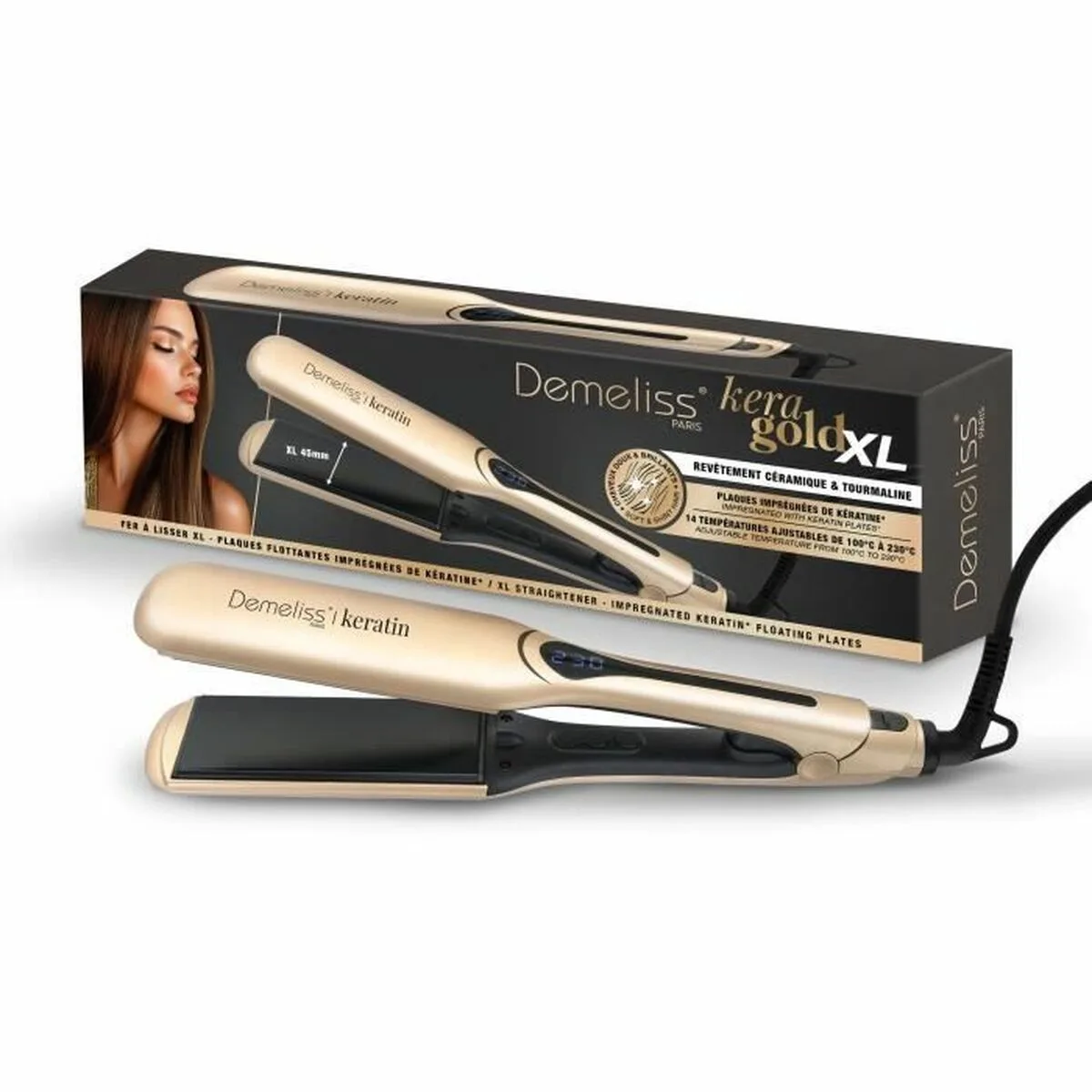 RIZADOR DE PELO SAINT-ALGUE DEMELISS KERA GOLD XL