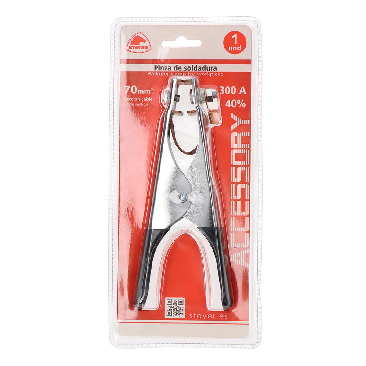 PINZA DE SOLDADURA STAYER 300A