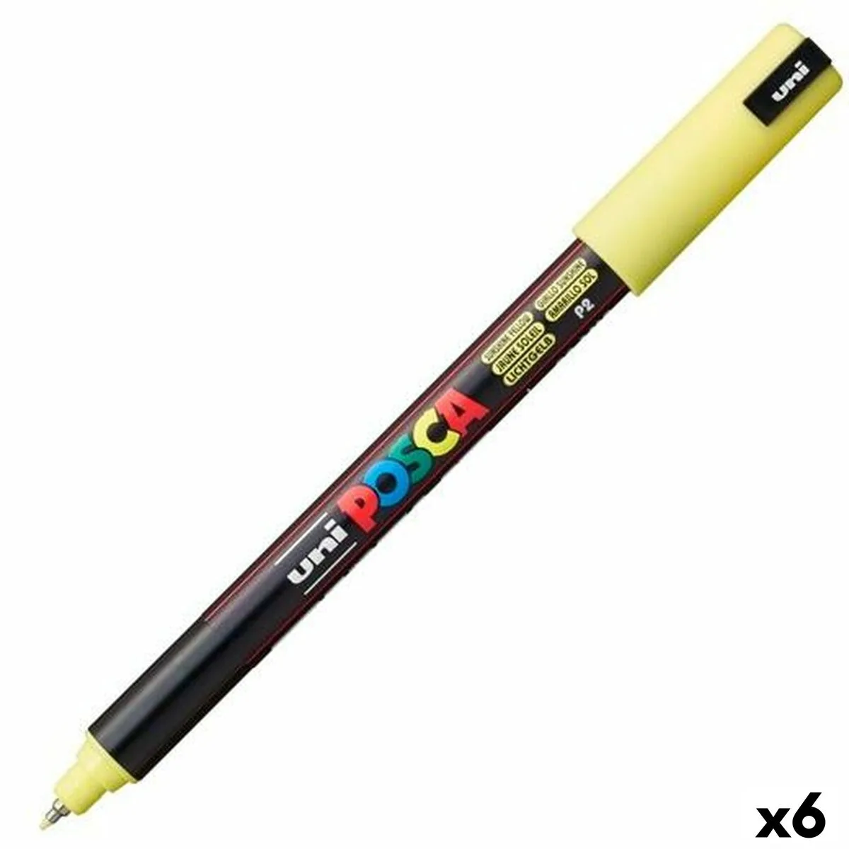 ROTULADORES POSCA PC-1MR AMARILLO (6 UNIDADES)