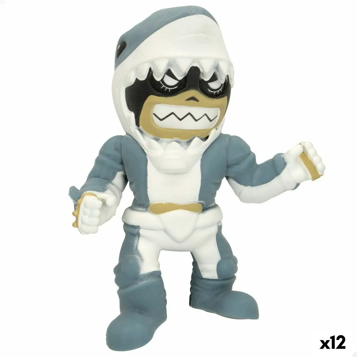 FIGURA DE ACCIÓN EOLO SUPER MASKED JAW BOY 14 X 16 X 8,5 CM ELÁSTICO (12 UNIDADES)