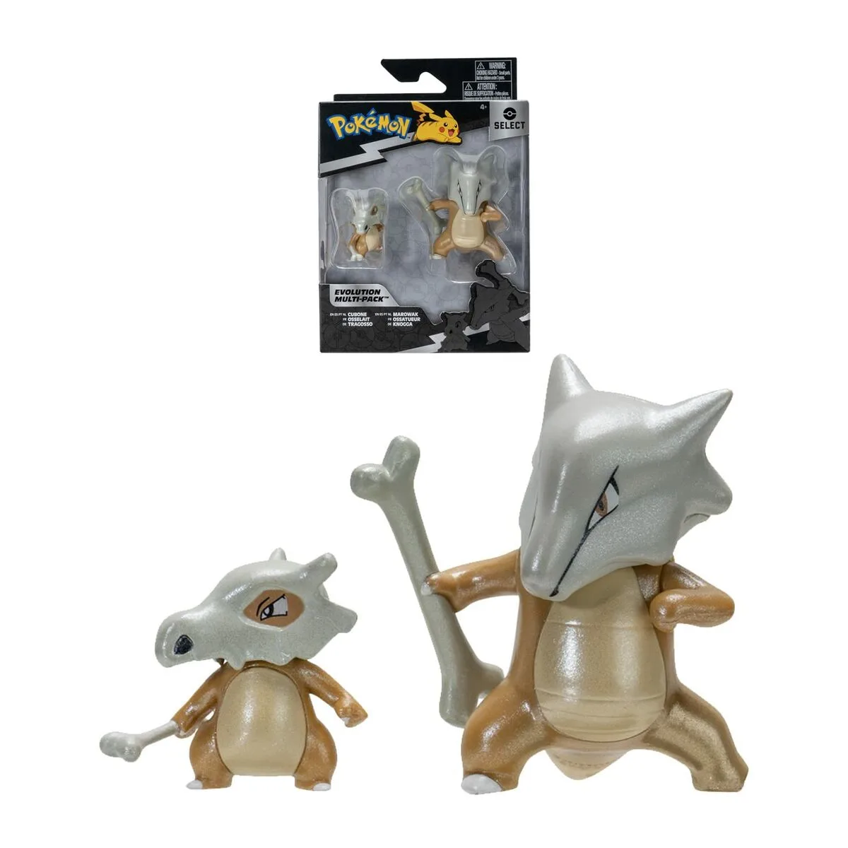 FIGURA DE ACCIÓN POKÉMON EVOLUTION PACK - CUBONE & MAROWAK