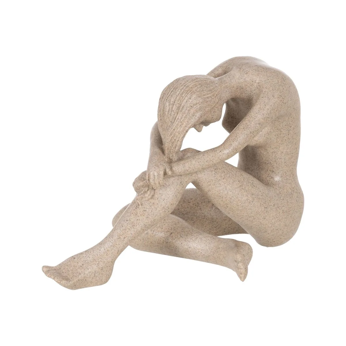 FIGURA DECORATIVA BEIGE 28,5 X 17,5 X 18 CM