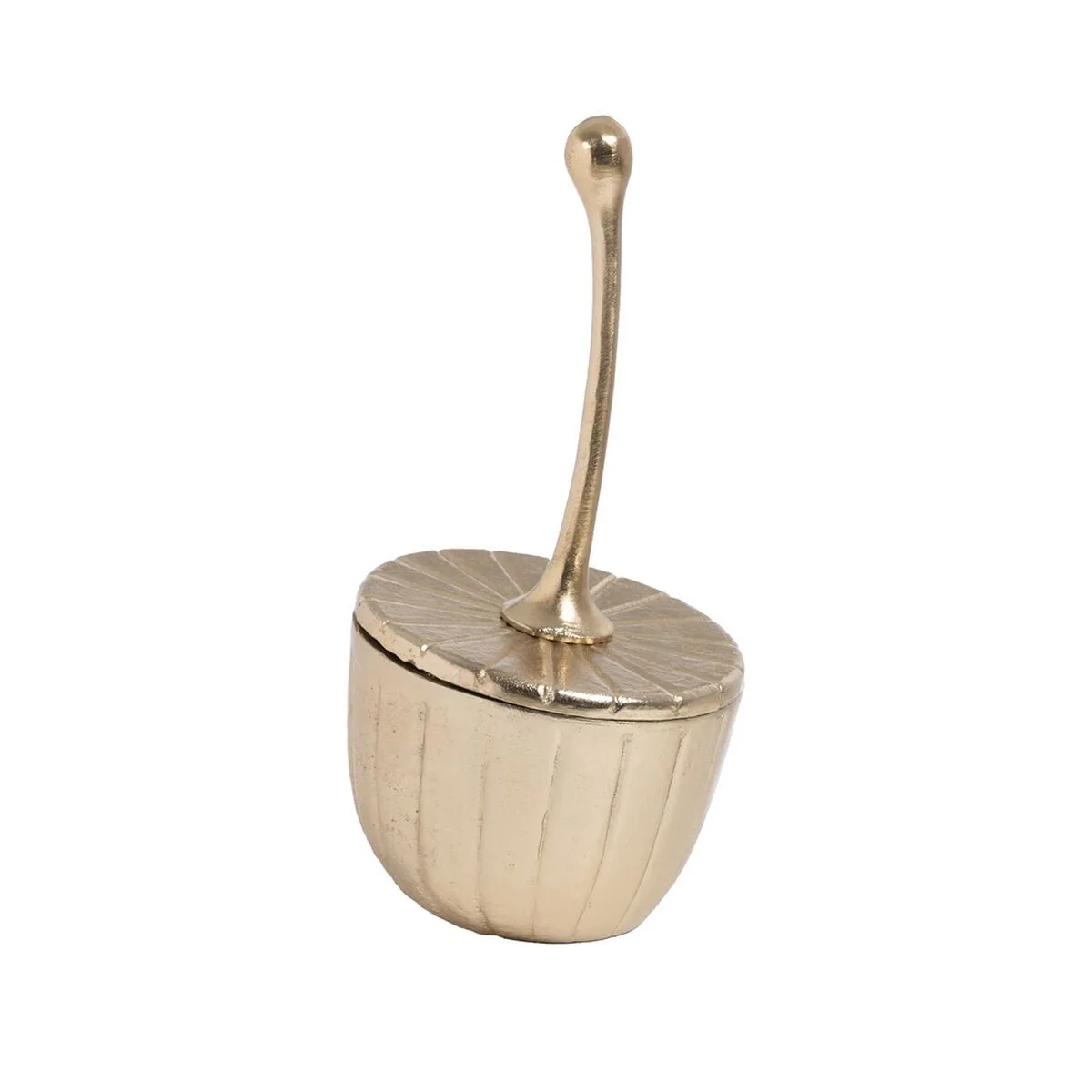 FIGURA DECORATIVA DORADO 18 X 18 X 38 CM