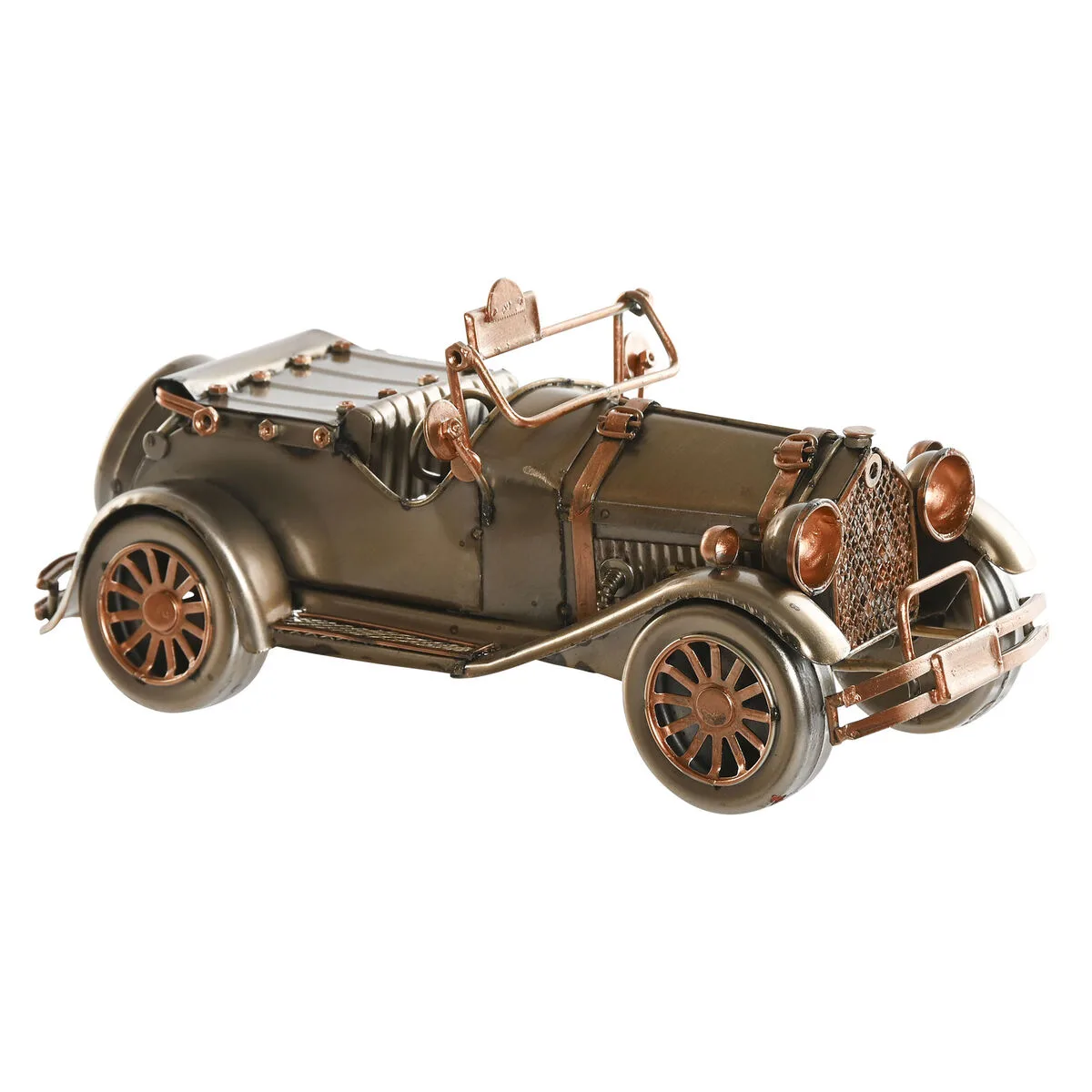 FIGURA DECORATIVA HOME ESPRIT DORADO PLATEADO VINTAGE 21 X 9 X 10 CM