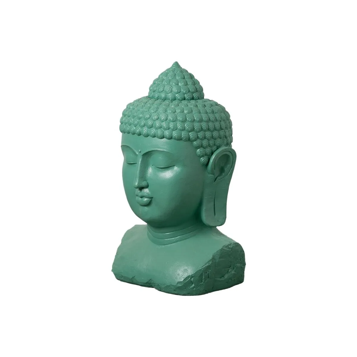 FIGURA DECORATIVA TURQUESA BUDA 60,5 X 56 X 108 CM