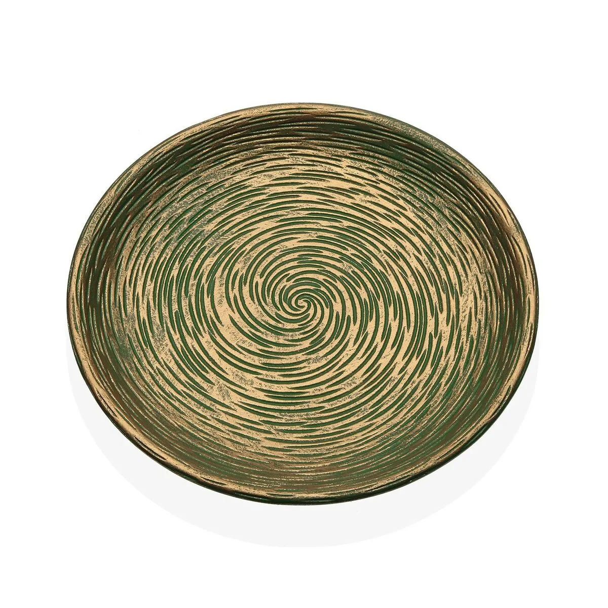 FIGURA DECORATIVA VERSA VERDE 30 X 4 X 30 CM