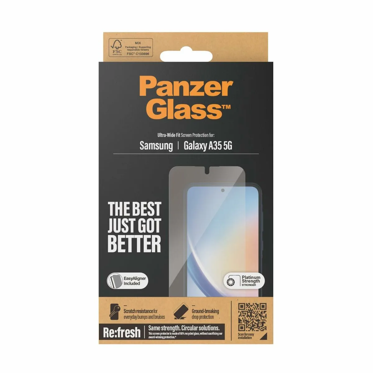 PROTECTOR DE PANTALLA PARA MÓVIL PANZERGLASS SAMSUNG A35