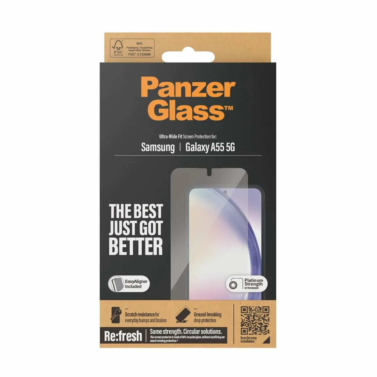 PROTECTOR DE PANTALLA PARA MÓVIL PANZERGLASS SAMSUNG A55