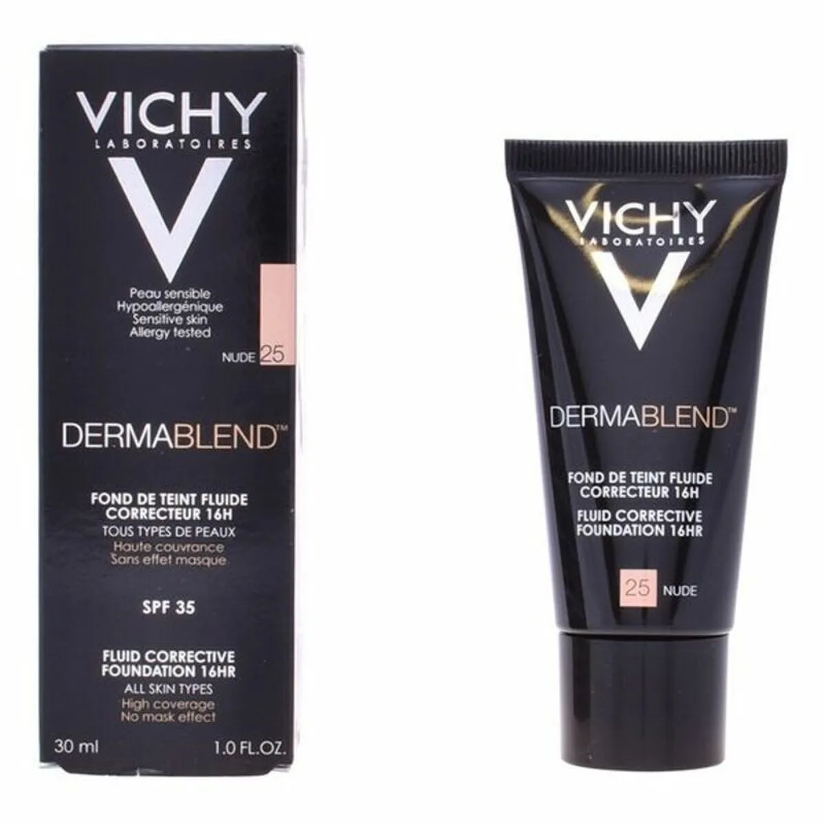 FONDO DE MAQUILLAJE FLUIDO DERMABLEND VICHY SPF 35 30 ML