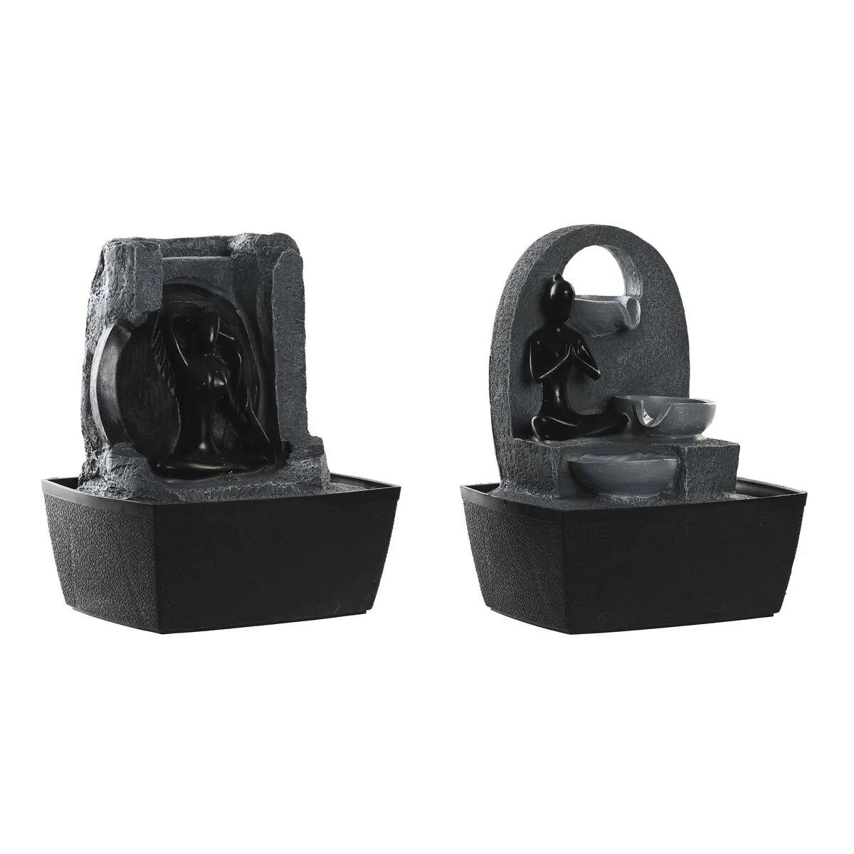 FUENTE DKD HOME DECOR 20 X 15 X 24 CM RESINA INDIO (2 UNIDADES)