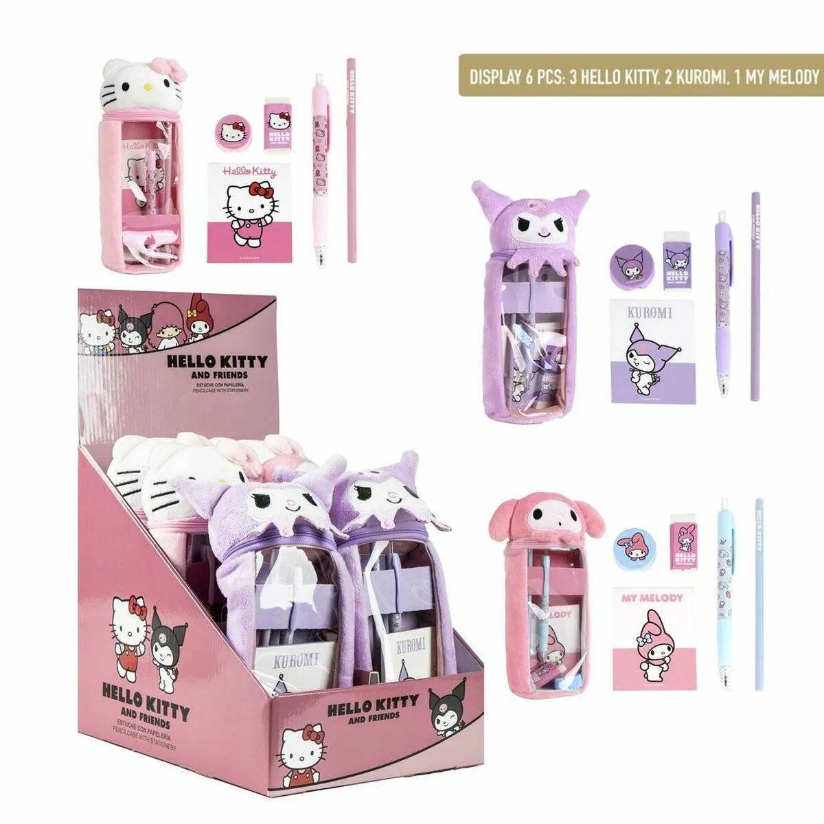 PORTATODO HELLO KITTY ROSA