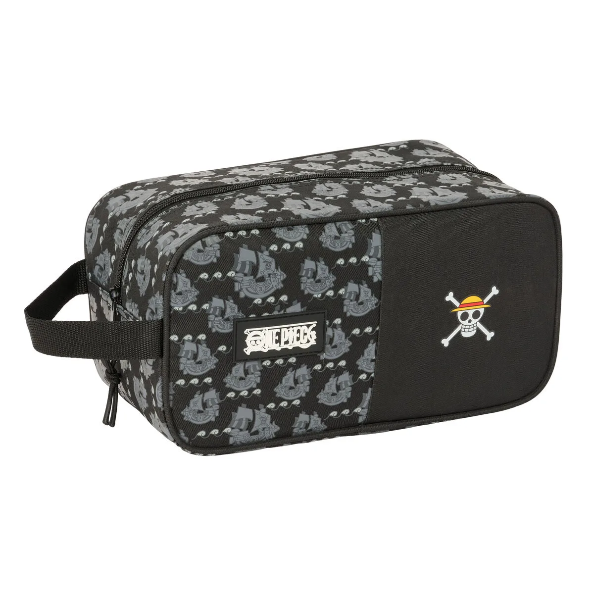 PORTATODO ONE PIECE PIRATES NEGRO 29 X 15 X 14 CM
