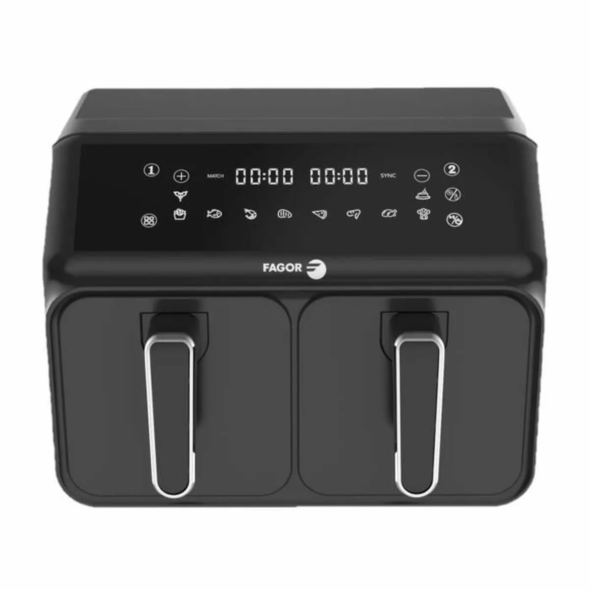 FREIDORA DE AIRE FAGOR FG2X4L NEGRO NOIR 2200 W 8 L