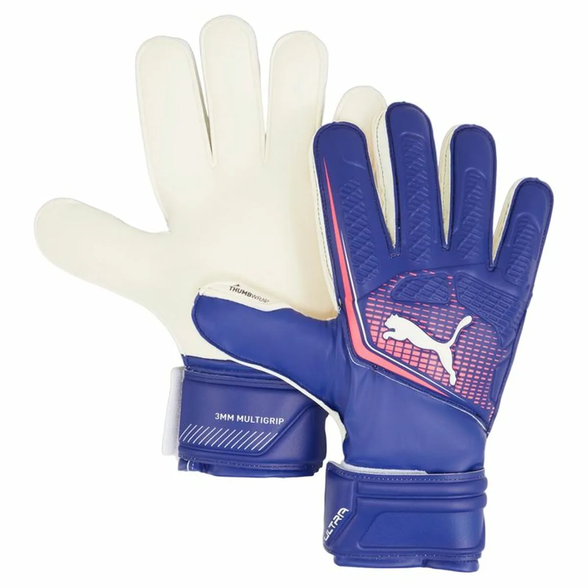 GUANTES DE PORTERO PUMA ULTRA MATCH PROTECT RC AZUL MULTICOLOR ADULTOS