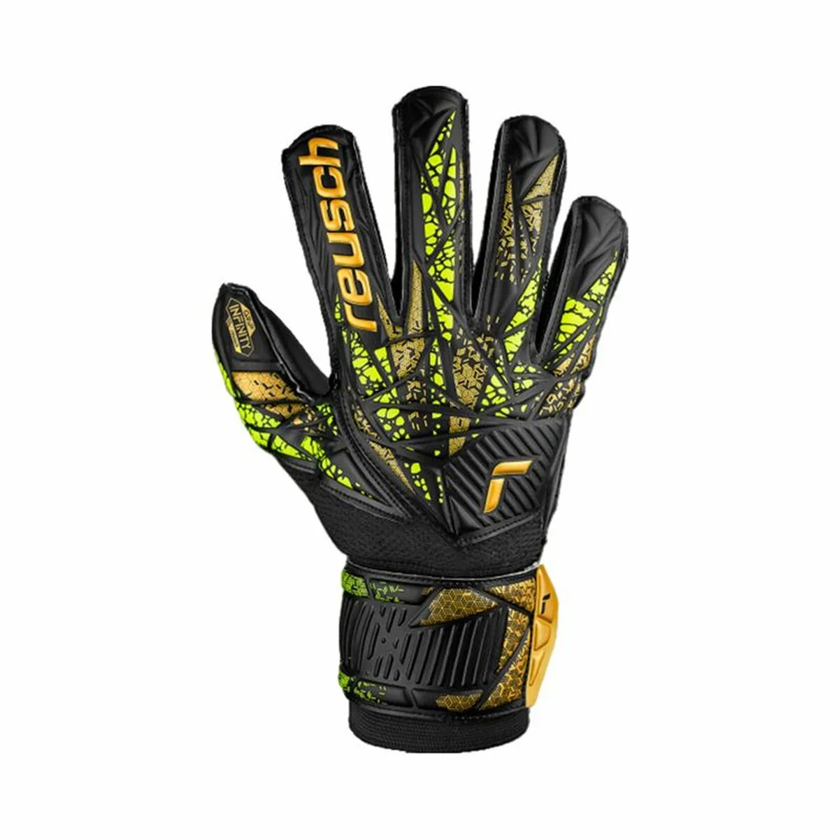 GUANTES DE PORTERO REUSCH ATTRAKT INFINITY NEGRO ADULTOS