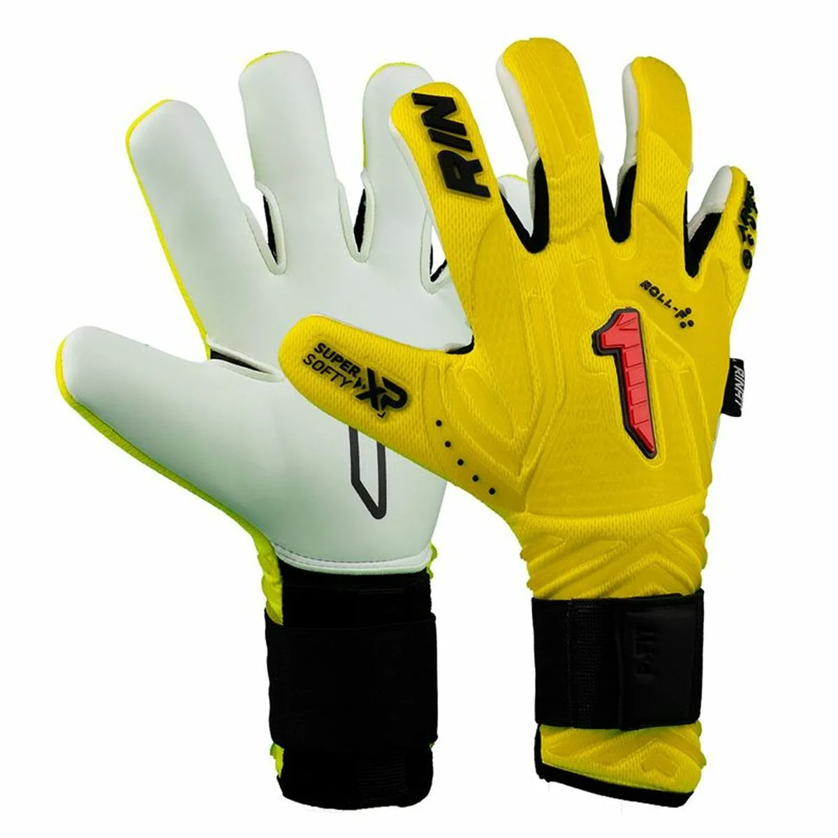 GUANTES DE PORTERO RINAT ARIES NEMESIS PRIME AMARILLO ADULTOS