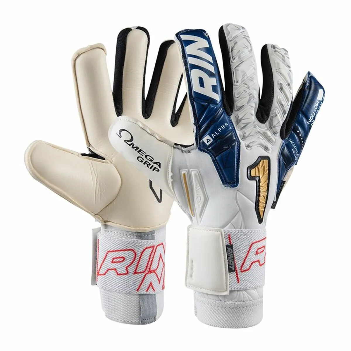 GUANTES DE PORTERO RINAT EGOTIKO VENGADOR ALPHA MULTICOLOR ADULTOS