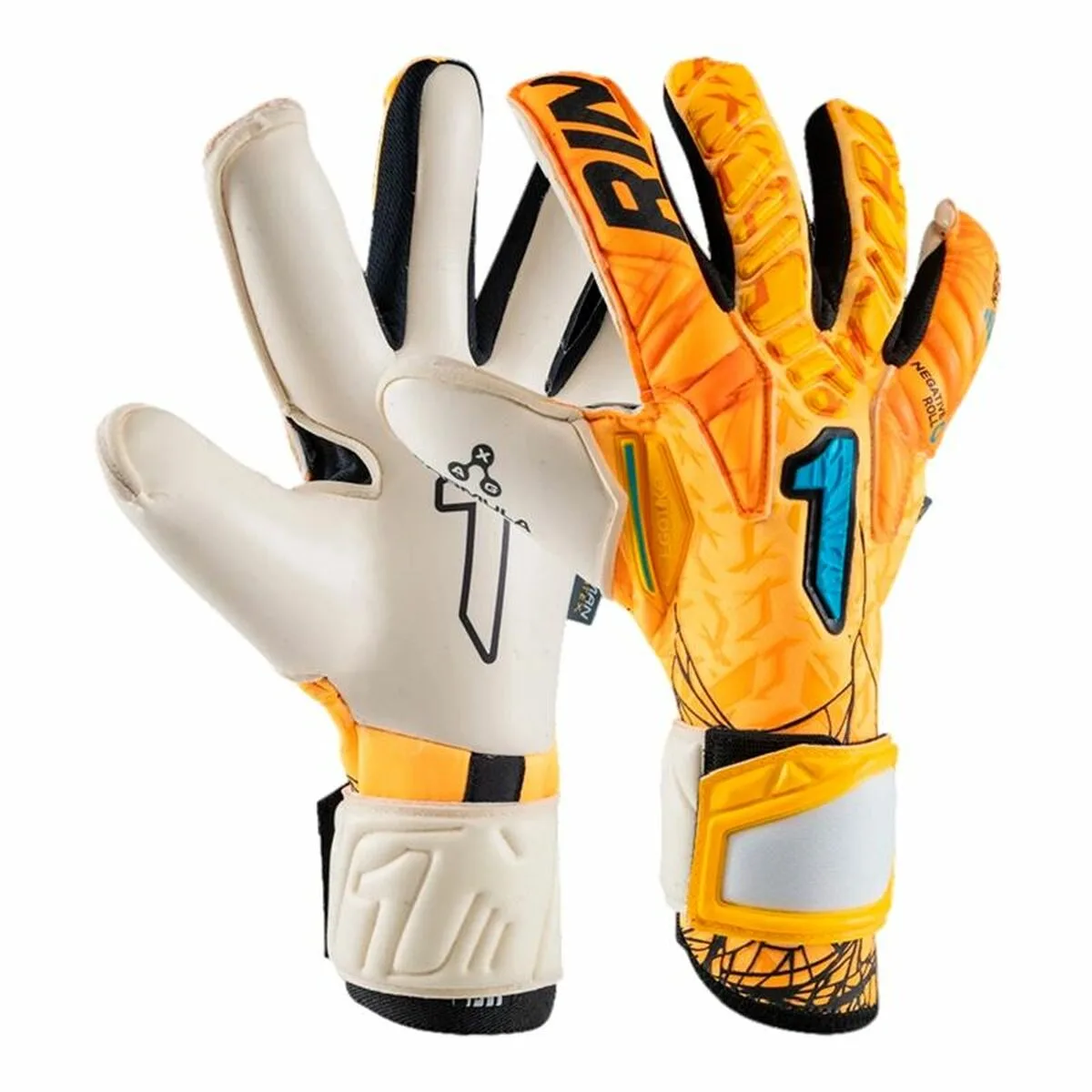 GUANTES DE PORTERO RINAT EGOTIKO VENGADOR PRO NARANJA ADULTOS