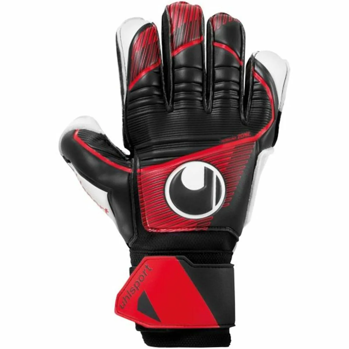 GUANTES DE PORTERO UHLSPORT POWERLINE SOFT FLEX NEGRO ADULTOS