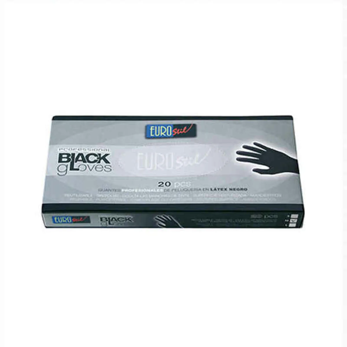 GUANTES PARA TINTAR EL PELO EUROSTIL GUANTES LATEX (20 UDS)