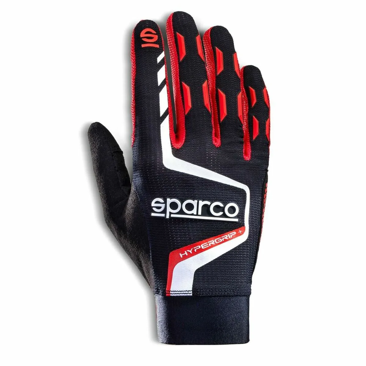 GUANTES SPARCO HYPERGRIP+ NEGRO/ROJO MULTICOLOR