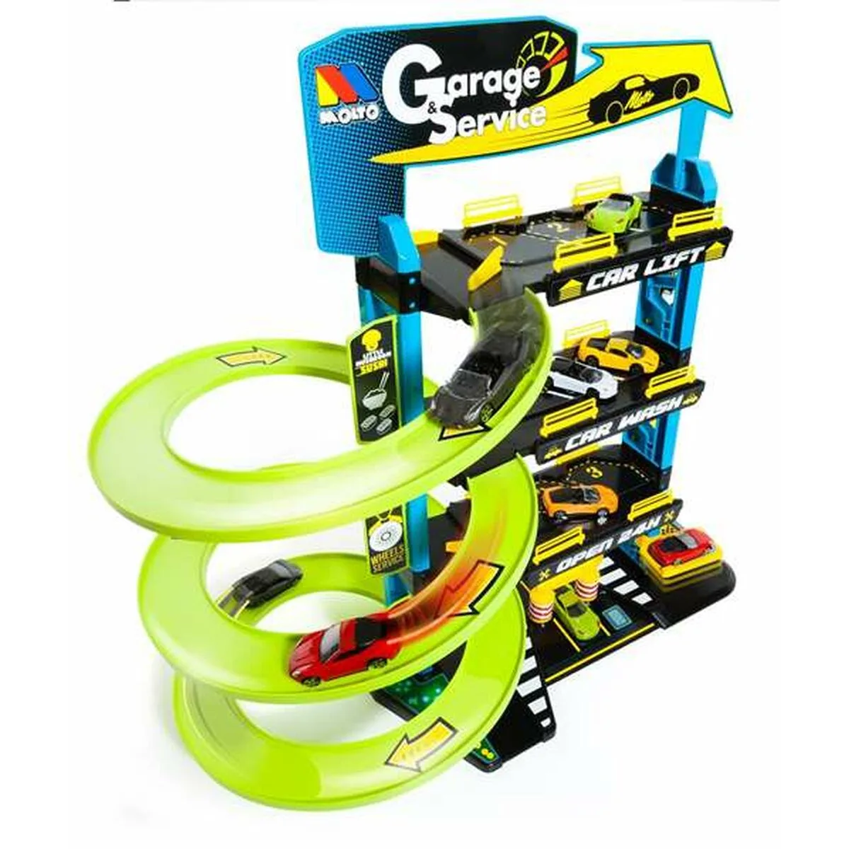 GARAJE PARKING CON VEHÍCULOS MOLTÓ