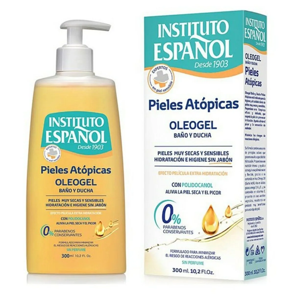 GEL DE DUCHA PIELES ATÓPICAS OLEOGEL INSTITUTO ESPAÑOL (300 ML)