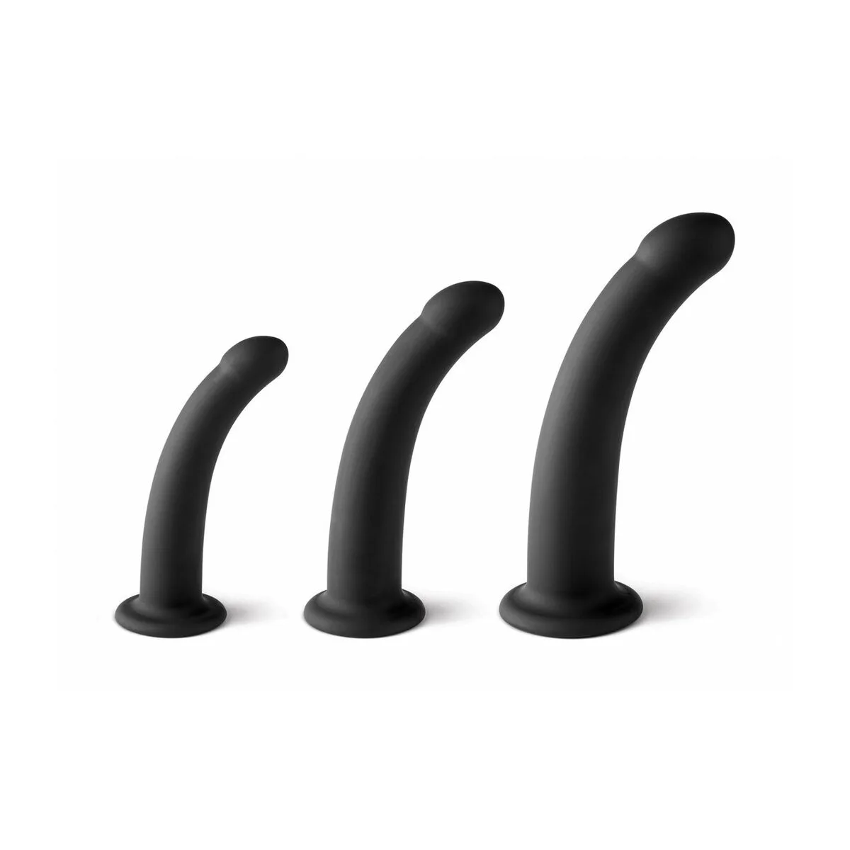 DILDO VIRGITE NEGRO S/M/L SET