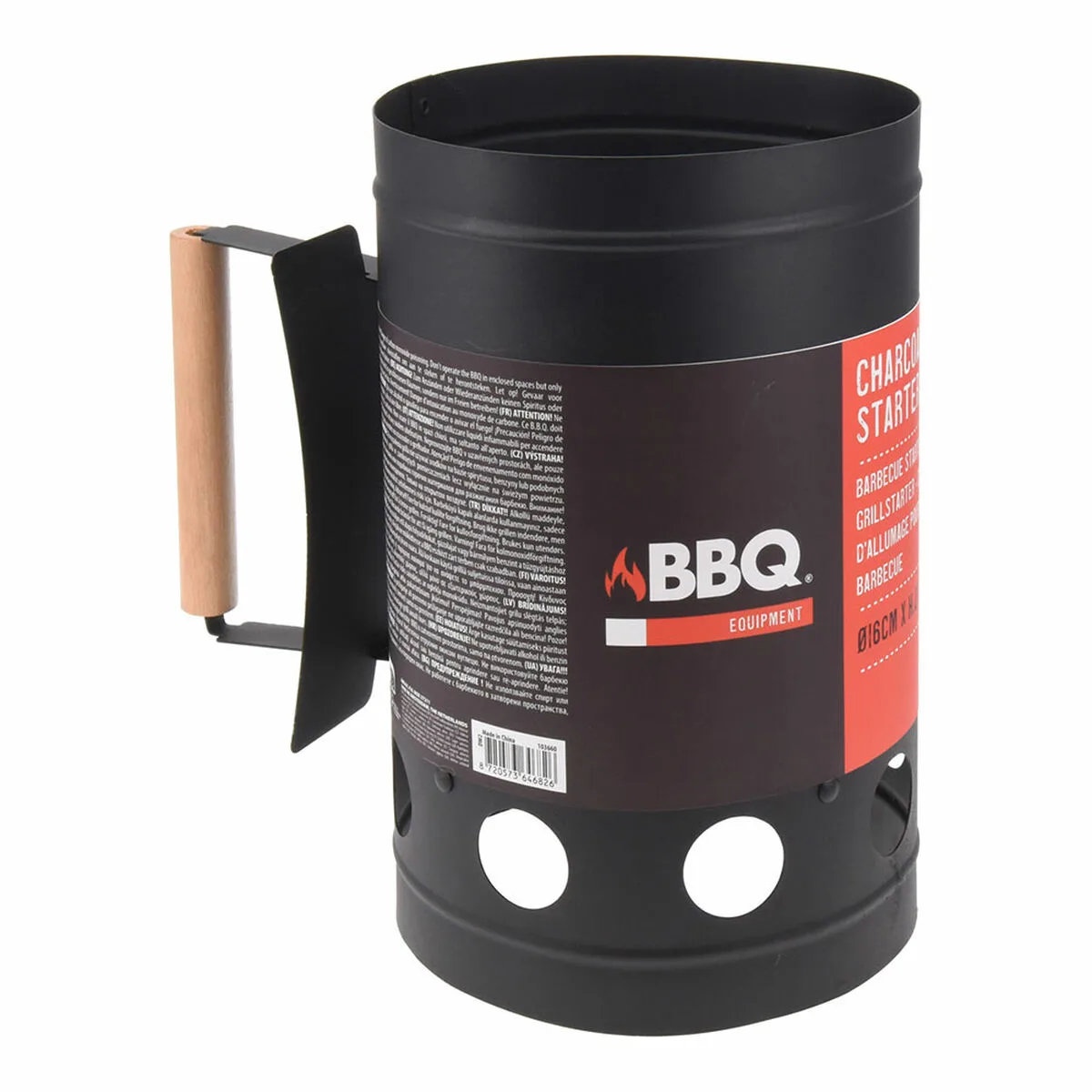 CHIMENEA DE ENCENDIDO PARA BARBACOA BBQ COLLECTION ZINC Ø 16 X 27 CM