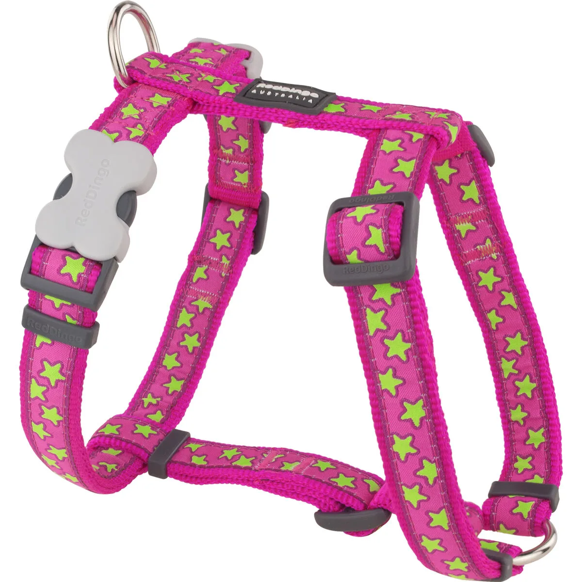 ARNÉS PARA PERRO RED DINGO ON HOT 25-39 CM ROSA