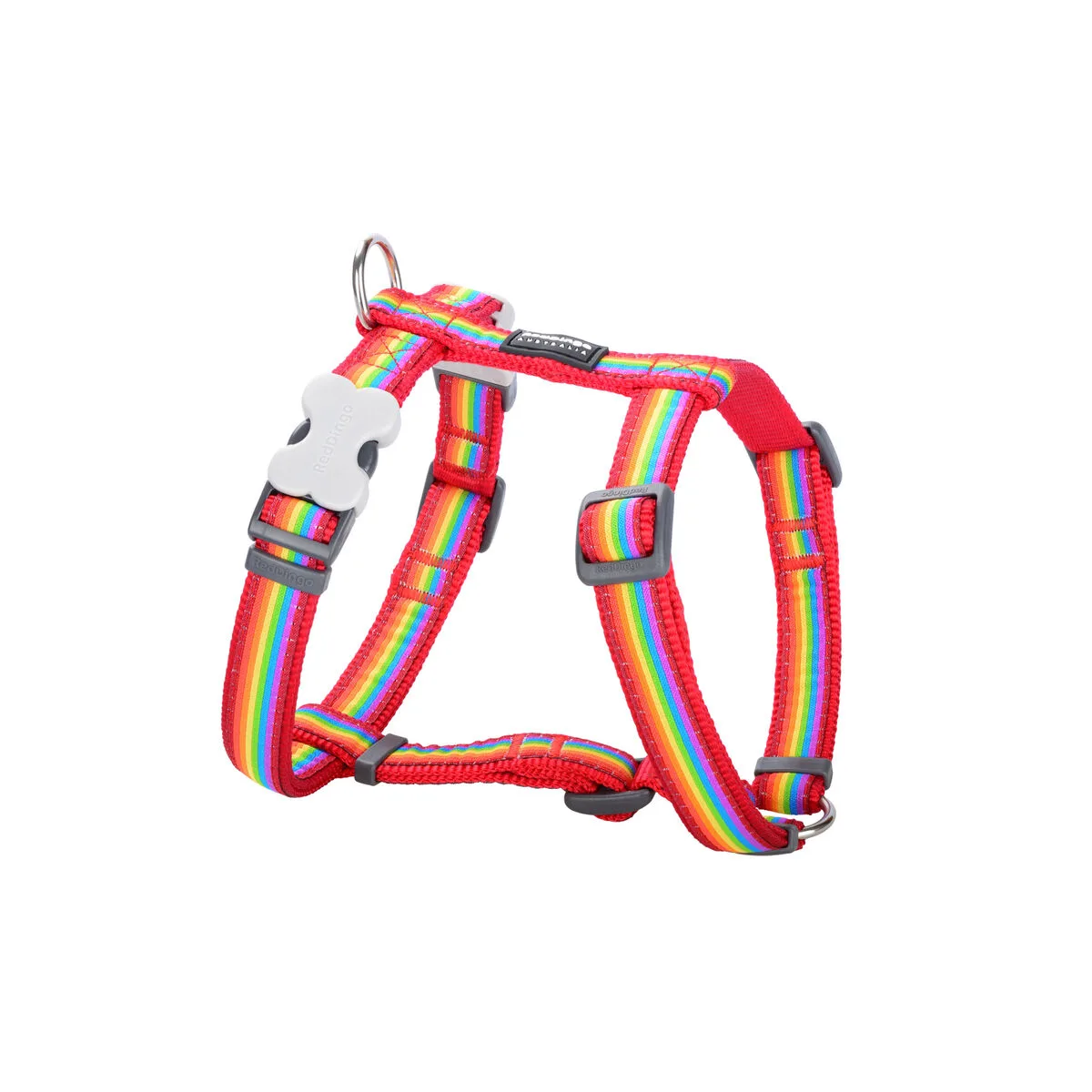 ARNÉS PARA PERRO RED DINGO RAINBOW 25-39 CM MULTICOLOR