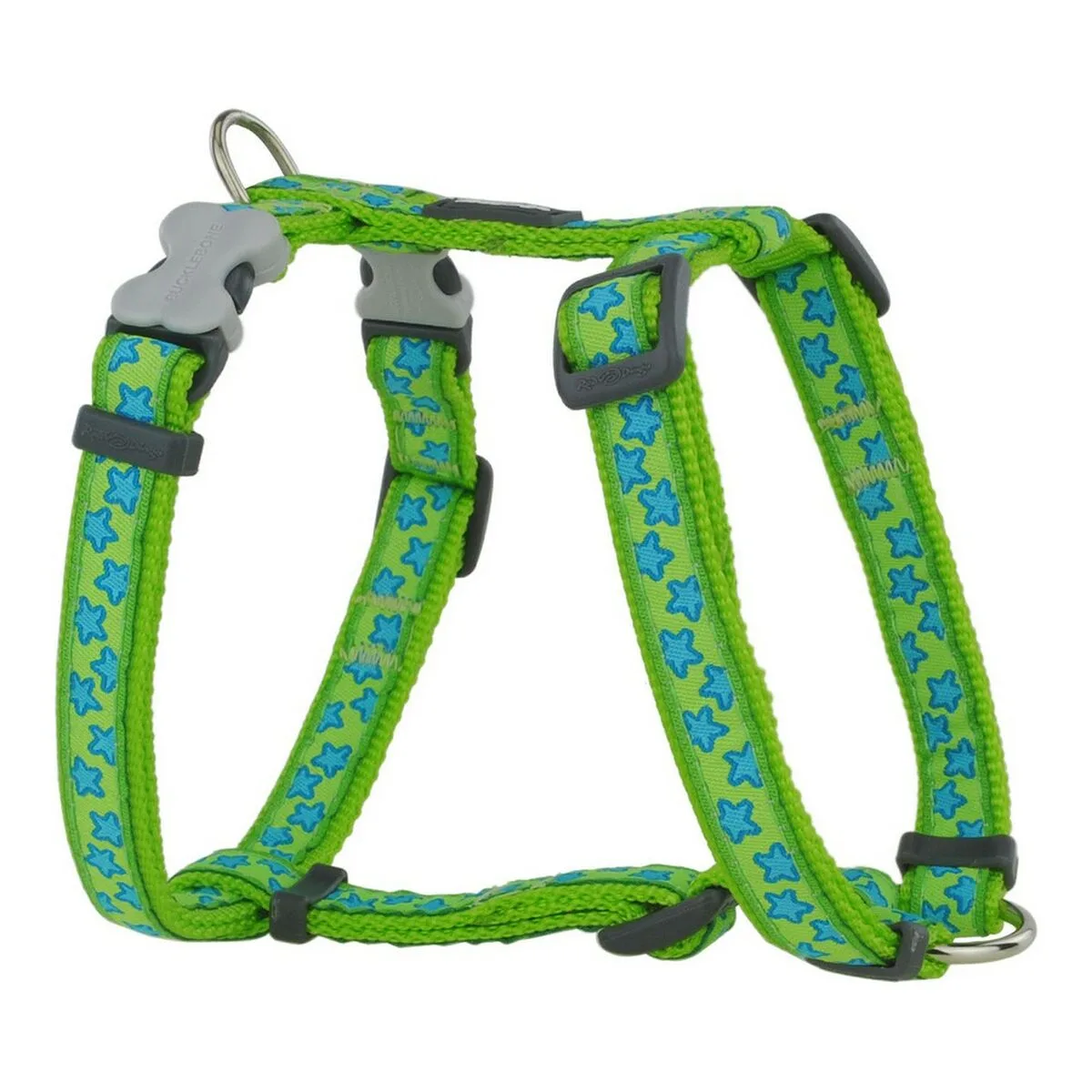 ARNÉS PARA PERRO RED DINGO STYLE ESTRELLA VERDE 25-39 CM