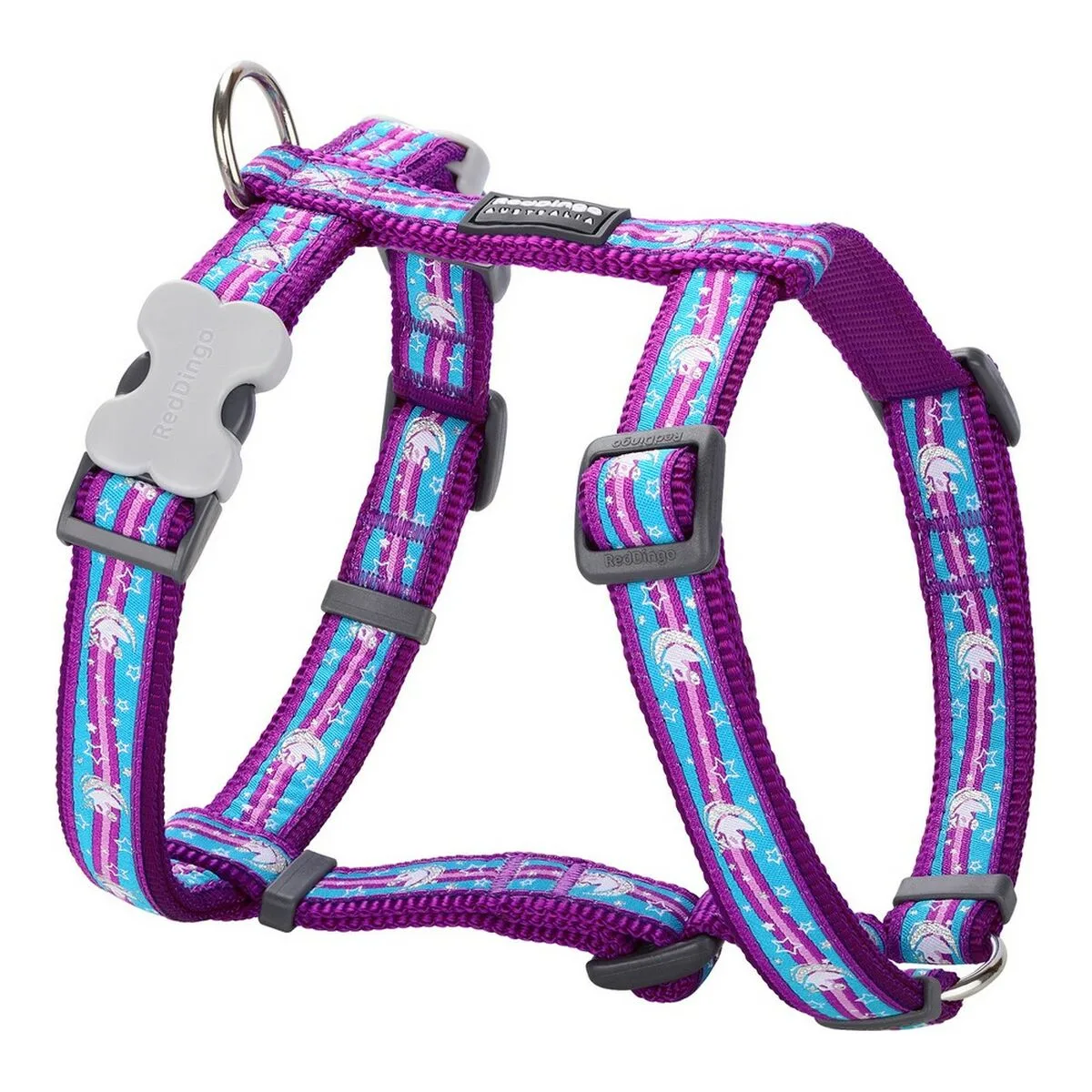ARNÉS PARA PERRO RED DINGO STYLE UNICORNIO 30-48 CM